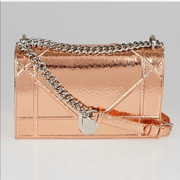 diorama gold bag